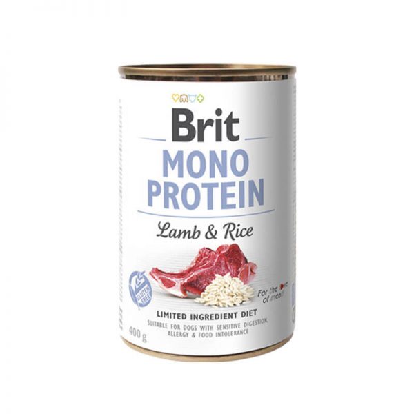 Mono Protein Lamb and Rice 400 GR Brit Care