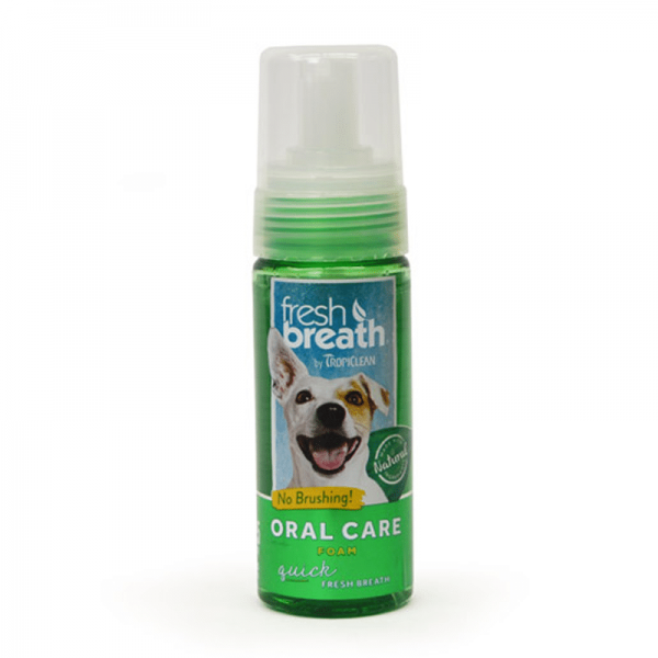 Tropiclean Oral Care Foam Fresh Mint - 133ml