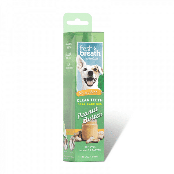 Gel Dental para Perros Tropiclean - Mantequilla de Maní