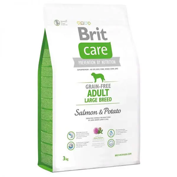 BRIT Adulto Razas Grandes Salmón y Potato 3 Kg