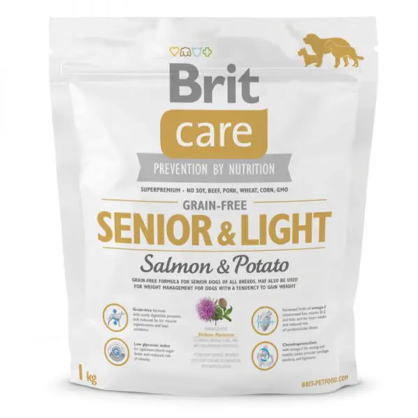 BRIT Perro Senior & Light Salmón y Papa 1 Kg