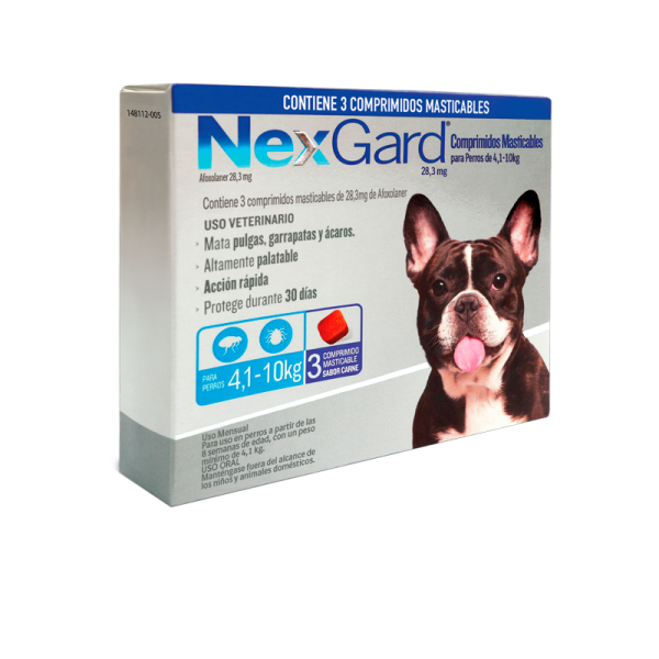 Nexgard 3 Comprimido – 4 Kg a 10 Kg