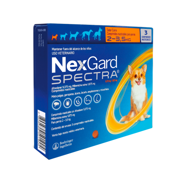 Nexgard Spectra 2 a 3.5Kg - 1 Comprimido