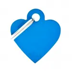 Chapita My Family - Small Heart Aluminum Blue 
