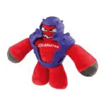 GiGwi Gladiator Body Armor Squeaker Rojo con Morado