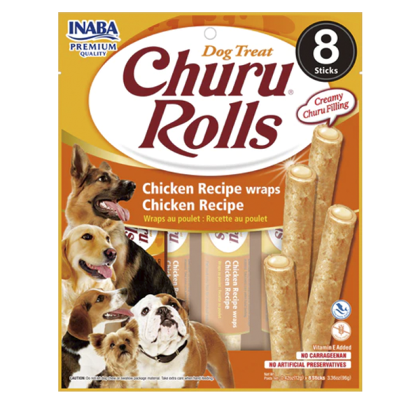 CHURU ROLLS pollo perro